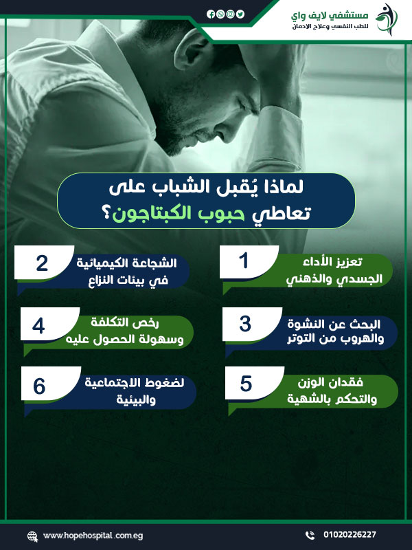 لماذا يُقبل الشباب على تعاطي حبوب الكبتاجون؟