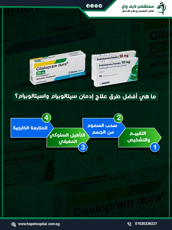 ما هي أفضل طرق علاج إدمان سيتالوبرام واسيتالوبرام؟