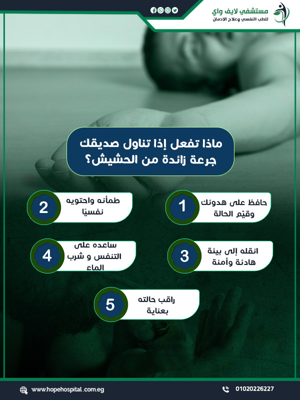 ماذا تفعل إذا تناول صديقك جرعة زائدة من الحشيش؟