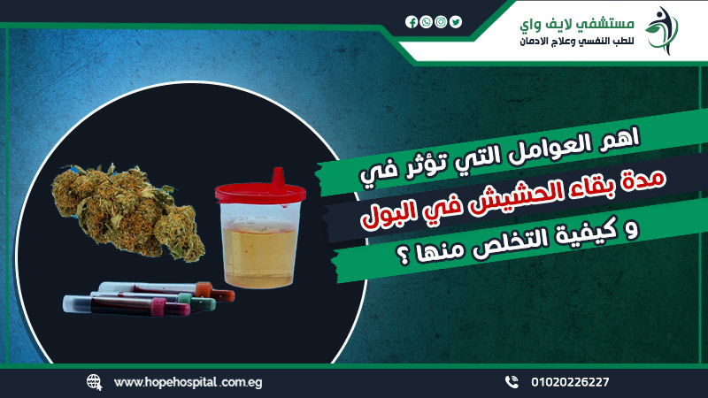 اهم العوامل التي تؤثر في مدة بقاء الحشيش في البول وكيفية التخلص منها؟
