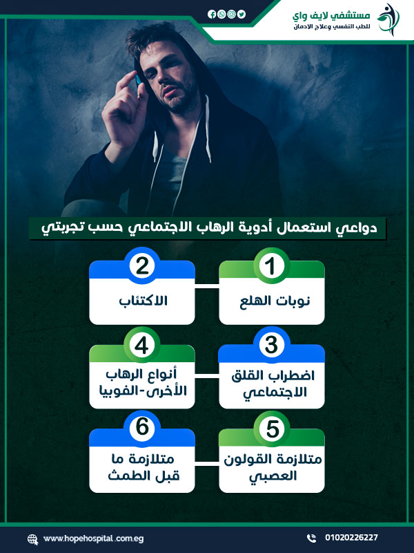 ما هي دواعي استعمال أدوية الرهاب الاجتماعي ؟