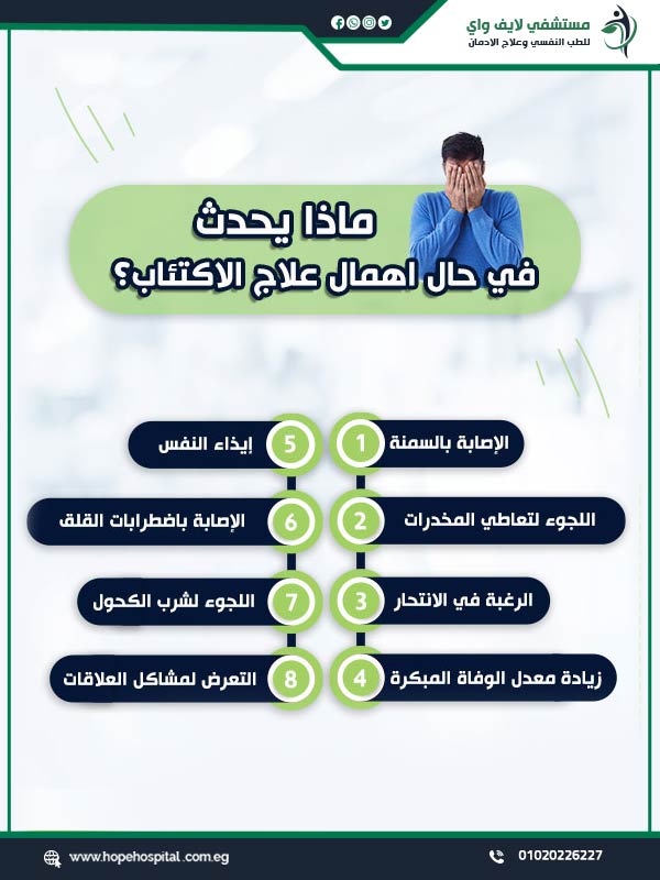ماذا يحدث في حال إهمال علاج الاكتئاب؟