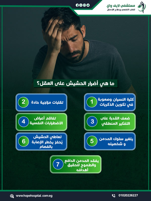 ما هي أضرار الحشيش على العقل؟