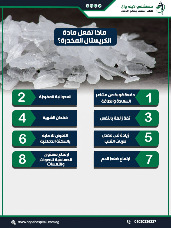 ماذا تفعل مادة الكريستال المخدرة؟