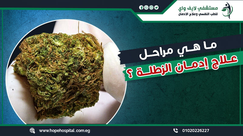 ما هي مراحل علاج إدمان الزطلة؟