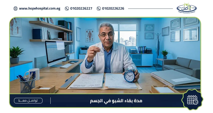 مدة بقاء الشبو في الجسم