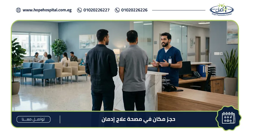 حجز مكان في مصحة علاج إدمان