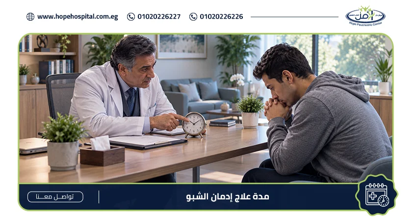مدة علاج إدمان الشبو